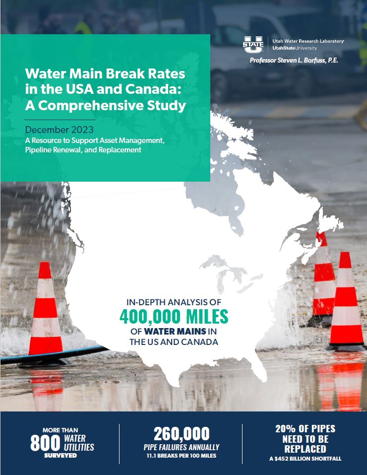 Water Main Break Rates in the USA and Canada: A Comprehensive Study
